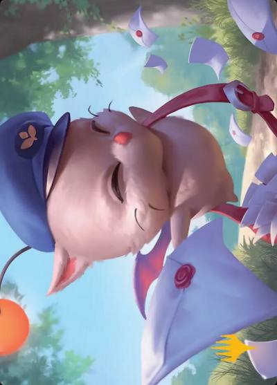 Delivery Moogle // Delivery Moogle AFIN-1 Final Fantasy Art Series Magic card
