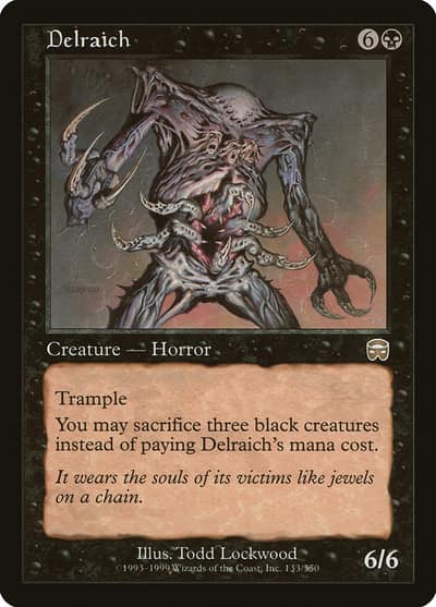 Delraich 133 Mercadian Masques Magic card