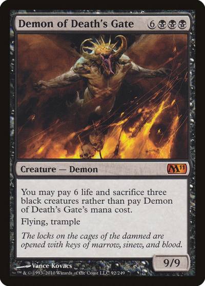 Demon of Death's Gate M11-92 Magic 2011 Magic card