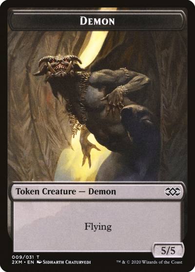 Demon T2XM-9 Double Masters Tokens Magic card