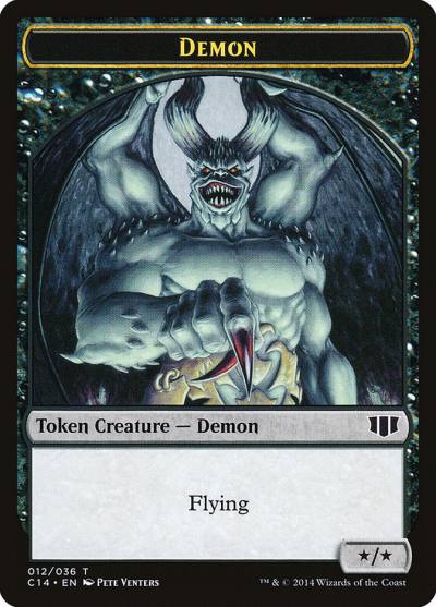 Demon TC14-12 Commander 2014 Tokens Magic card