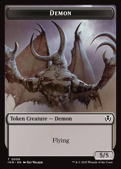 Demon TINR-6 Innistrad Remastered Tokens Magic card