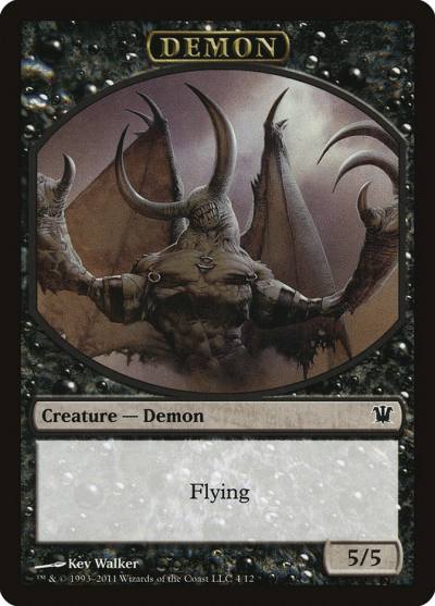 Demon TISD-4 Innistrad Tokens Magic card