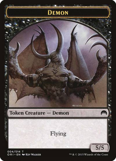 Demon TORI-4 Magic Origins Tokens Magic card