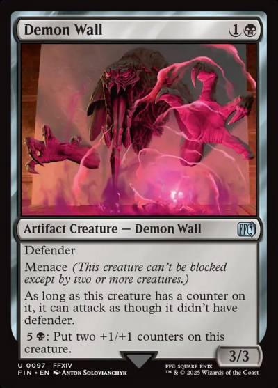 Demon Wall 97 Final Fantasy Magic card