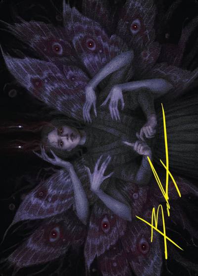 Demonic Counsel // Demonic Counsel ADSK-7 Duskmourn: House of Horror Art Series Magic card