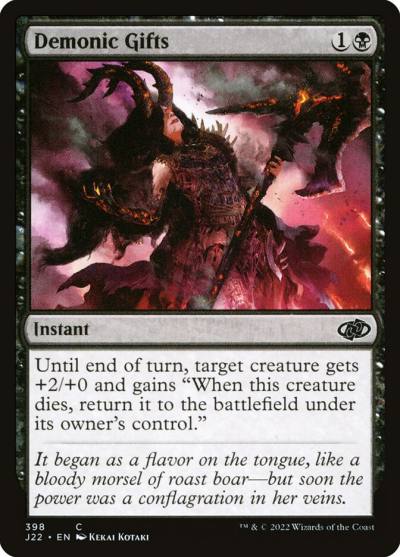 Demonic Gifts J22-398 Jumpstart 2022 Magic card