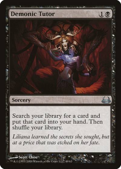 Demonic Tutor DDC-49 Duel Decks: Divine vs. Demonic Magic card