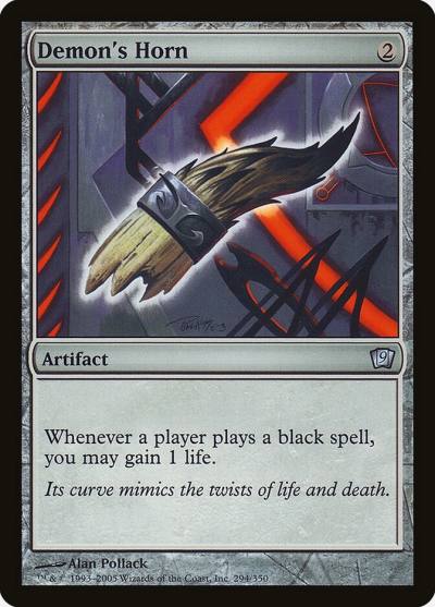 Demon's Horn 9ED-294STAR Ninth Edition Magic card
