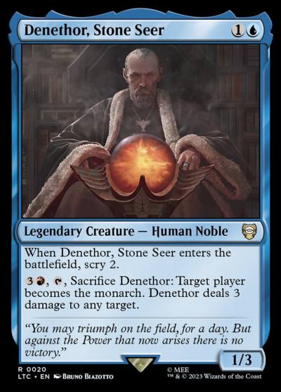 Denethor, Stone Seer LTC-20 Tales of Middle-earth Commander Magic card