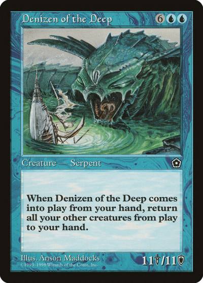 Denizen of the Deep P02-35 Portal Second Age Magic card