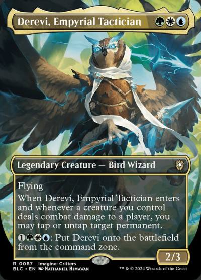 Derevi, Empyrial Tactician BLC-87 Bloomburrow Commander Magic card