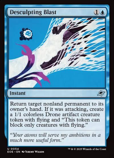 Desculpting Blast EOE-54 Edge of Eternities Magic card