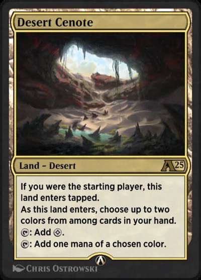 Desert Cenote YTDM-30 Alchemy: Tarkir Magic card