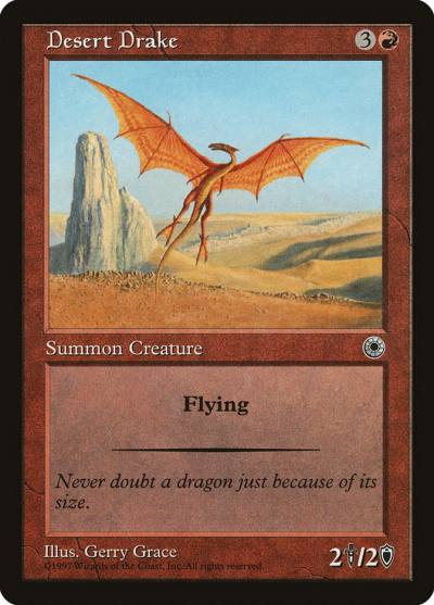 Desert Drake POR-122 Portal Magic card