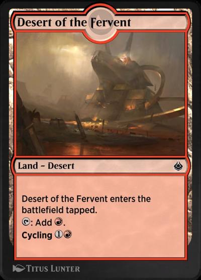 Desert of the Fervent AKR-287 Amonkhet Remastered Magic card