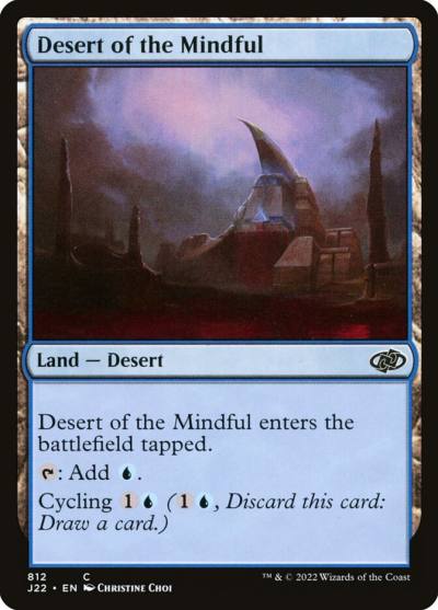 Desert of the Mindful J22-812 Jumpstart 2022 Magic card