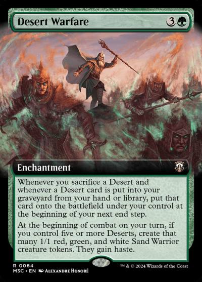 Desert Warfare M3C-64 Modern Horizons 3 Commander Magic card