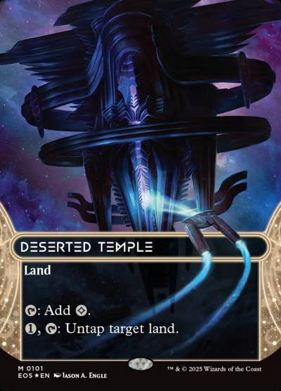 Deserted Temple EOS-101 Edge of Eternities: Stellar Sights Magic card