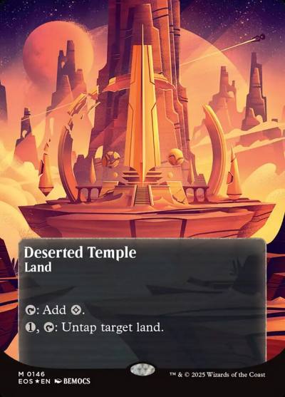 Deserted Temple EOS-146 Edge of Eternities: Stellar Sights Magic card