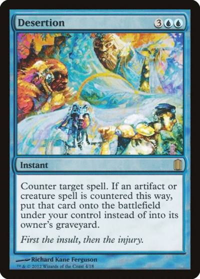 Desertion CM1-4 Commander's Arsenal Magic card