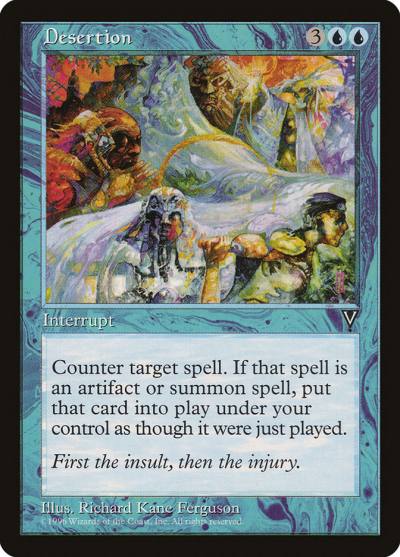 Desertion VIS-30 Visions Magic card
