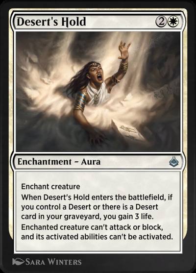 Desert's Hold AKR-13 Amonkhet Remastered Magic card