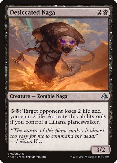 Desiccated Naga 276 Amonkhet Magic card