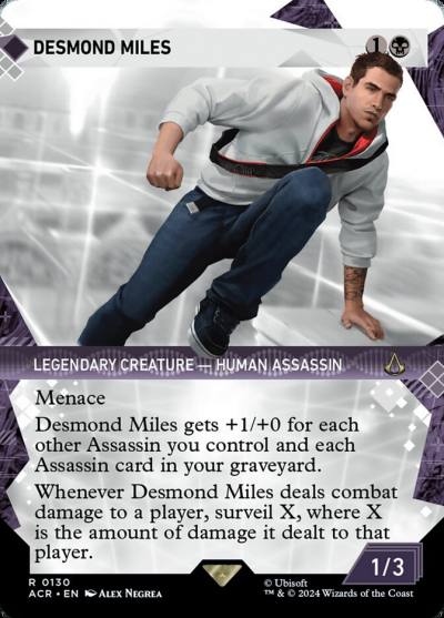Desmond Miles ACR-130 Assassin's Creed Magic card
