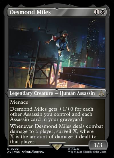 Desmond Miles ACR-202 Assassin's Creed Magic card