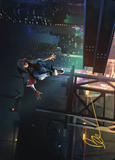 Desmond Miles // Desmond Miles AACR-2 Assassin's Creed Art Series Magic card