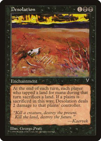 Desolation VIS-58 Visions Magic card