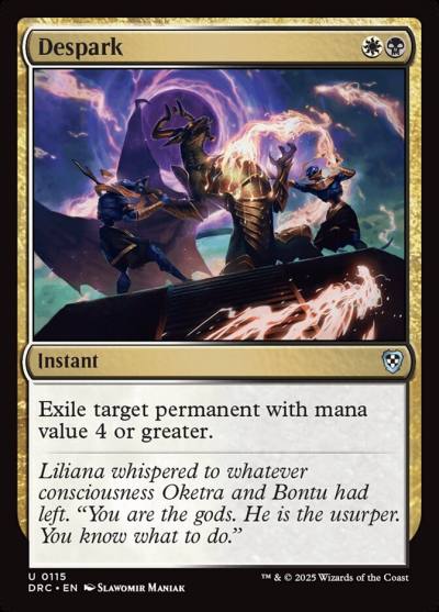 Despark DRC-115 Aetherdrift Commander Magic card