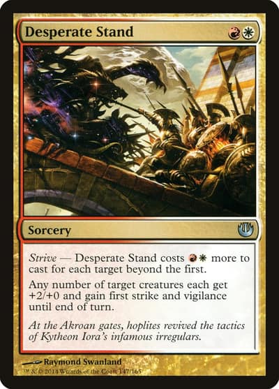 Desperate Stand JOU-147 Journey into Nyx Magic card