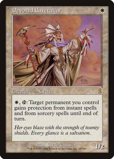 Devoted Caretaker ODY-18 Odyssey Magic card