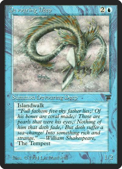 Devouring Deep 50 Legends Magic card