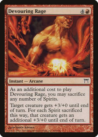 Devouring Rage CHK-164 Champions of Kamigawa Magic card