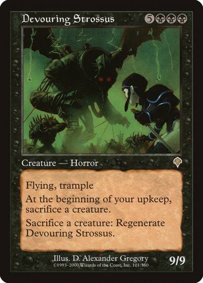 Devouring Strossus 101 Invasion Magic card