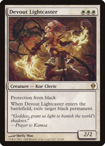 Devout Lightcaster ZEN-10 Zendikar Magic card