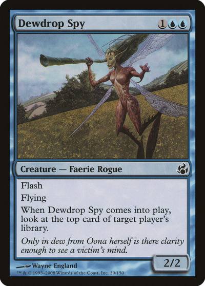 Dewdrop Spy MOR-30 Morningtide Magic card