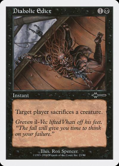 Diabolic Edict BTD-23 Beatdown Box Set Magic card