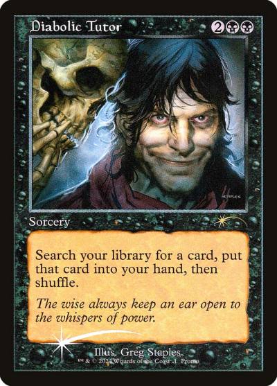 Diabolic Tutor PW24-13 Wizards Play Network 2024 Magic card