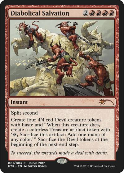 Diabolical Salvation PH17-1 2017 Heroes of the Realm Magic card