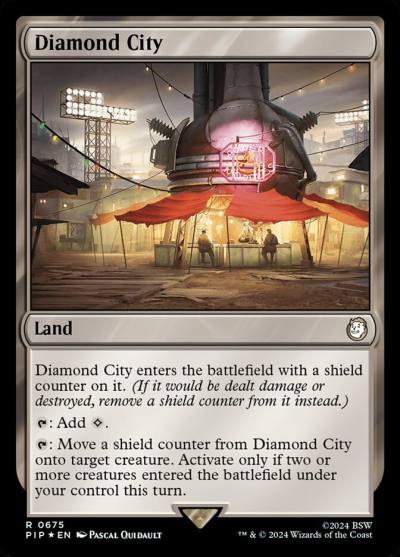 Diamond City PIP-675 Fallout Magic card