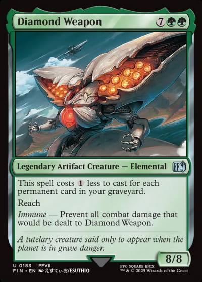 Diamond Weapon FIN-183 Final Fantasy Magic card
