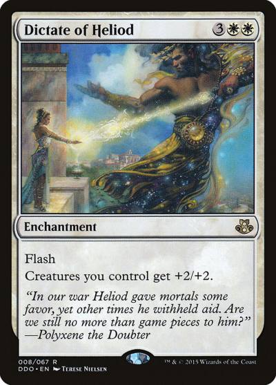 Dictate of Heliod DDO-8 Duel Decks: Elspeth vs. Kiora Magic card