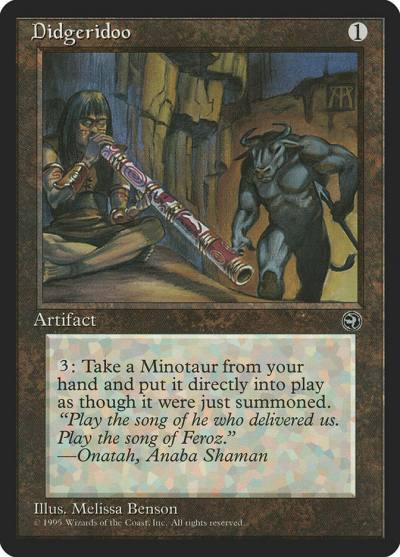Didgeridoo HML-105 Homelands Magic card