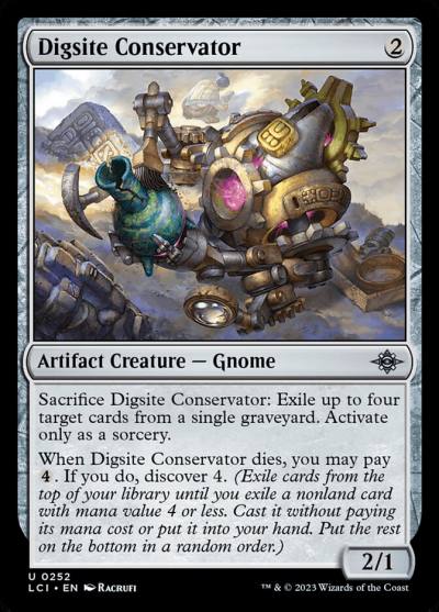 Digsite Conservator LCI-252 The Lost Caverns of Ixalan Magic card
