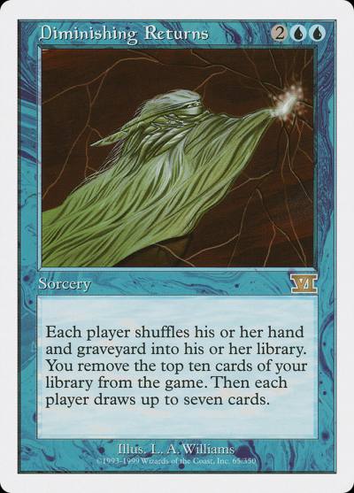 Diminishing Returns 6ED-65 Classic Sixth Edition Magic card