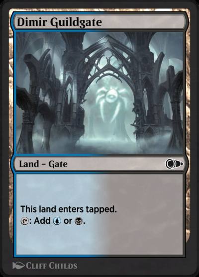 Dimir Guildgate PIO-260 Pioneer Masters Magic card